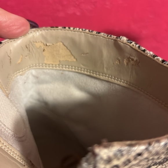 Sam Edelman Hilty snakeskin print ankle boot. Sz 6.5. - Picture 11 of 17